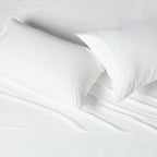 HearthStone™ Basics 4 Piece Bed Sheets Set, 100% Cotton Jersey, Includes Super Soft, Flat and Fitted Sheets 4