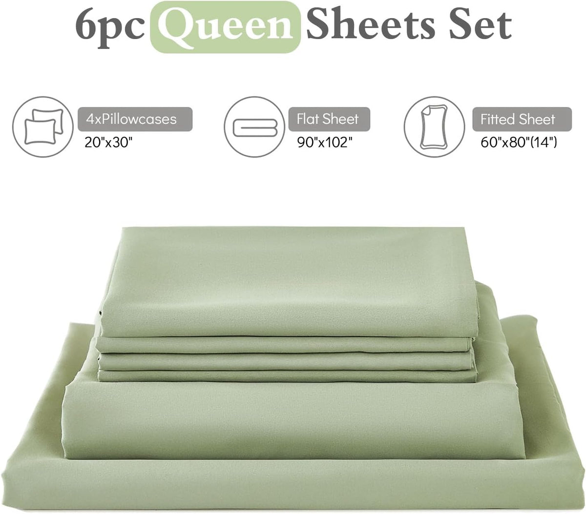 HearthStone™ Wrinkle Free & Breathable-14 Deep Pocket Sheets 1