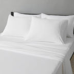 HearthStone™ Basics 4 Piece Bed Sheets Set, 100% Cotton Jersey, Includes Super Soft, Flat and Fitted Sheets 4