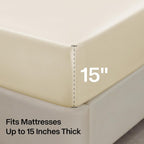 HearthStone™ Satin Sheets Queen Size Bed Set, Black, 4 Pieces 3