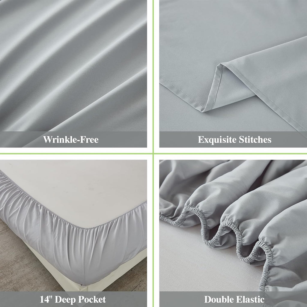 HearthStone™ Wrinkle Free & Breathable-14 Deep Pocket Sheets 1