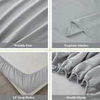 HearthStone™ Wrinkle Free & Breathable-14 Deep Pocket Sheets 1