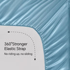 HearthStone™ Satin Sheets Queen Size Bed Set, Black, 4 Pieces 3