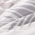 HearthStone™ OAITE Duvet Cover Set 3pcs 100% Cotton 4