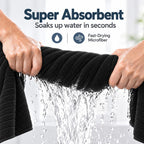 HearthStone™ Light Weight, High Absorbent, Quick Dry, Oversized Bath Shower Sheet 3