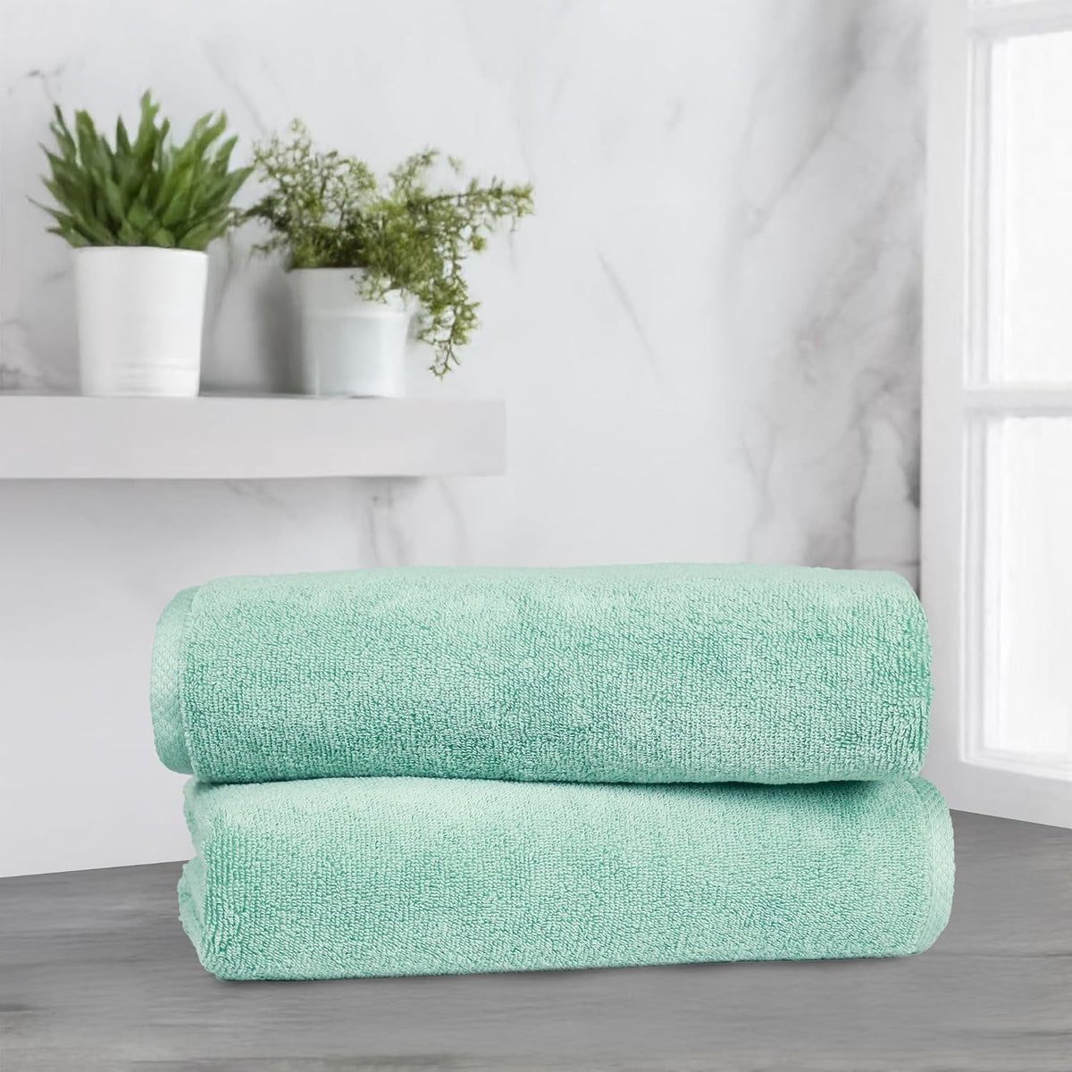 HearthStone™ Basics 2-Piece Quick-Dry Oversize Bath Towel, 100% Cotton, 54 x 30 1
