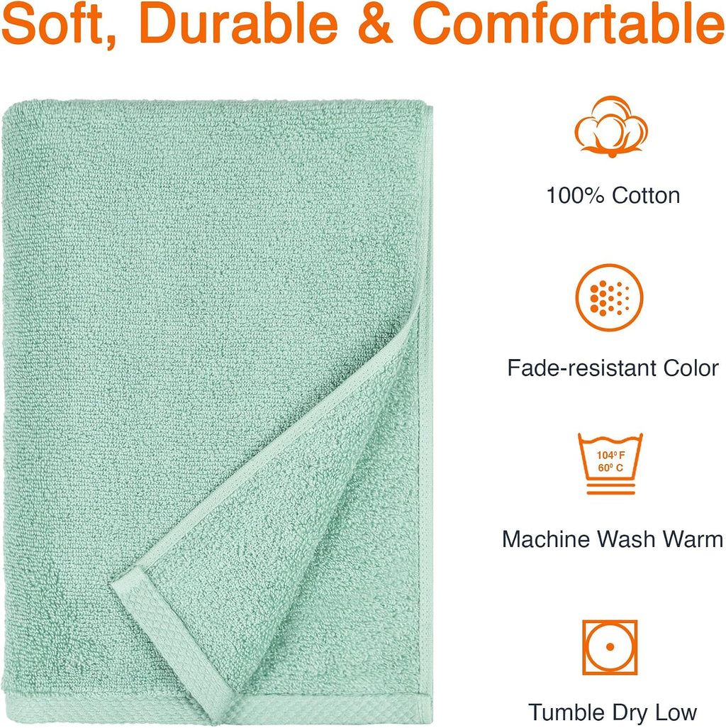 HearthStone™ Basics 2-Piece Quick-Dry Oversize Bath Towel, 100% Cotton, 54 x 30 1