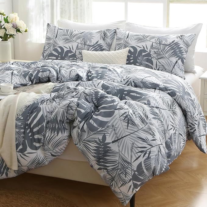 HearthStone™ MUXHOMO Duvet Cover, 3-Piece Floral Bedding Set 5