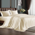 HearthStone™ Satin Sheets Queen Size Bed Set, Black, 4 Pieces 3