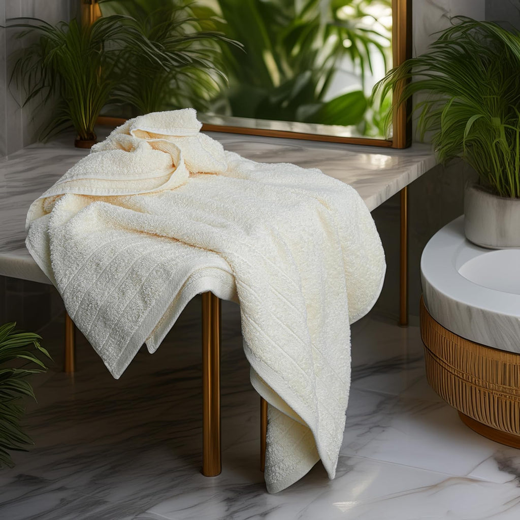 HearthStone™ Tens Towels 4 Piece Extra Large Bath Towels 30 x 60 Inches 5