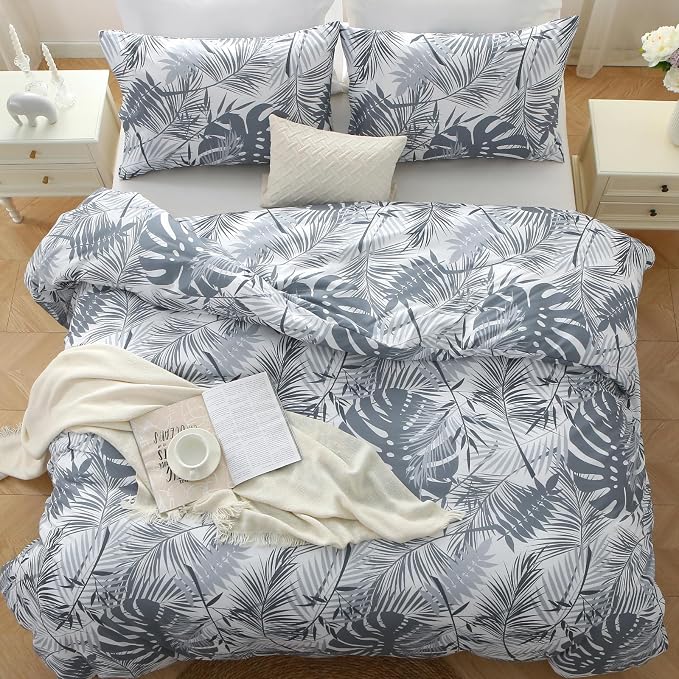 HearthStone™ MUXHOMO Duvet Cover, 3-Piece Floral Bedding Set 5