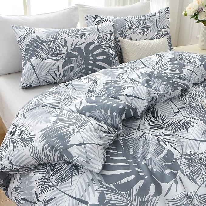 HearthStone™ MUXHOMO Duvet Cover, 3-Piece Floral Bedding Set 5