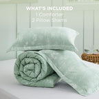HearthStone™ Sage  Bedding Set Reversible Floral Comforter Set 3