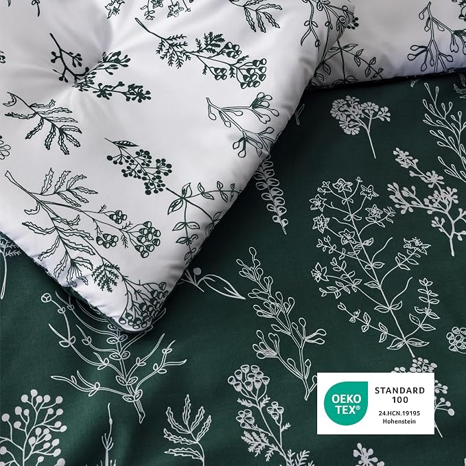 HearthStone™ Sage  Bedding Set Reversible Floral Comforter Set 3