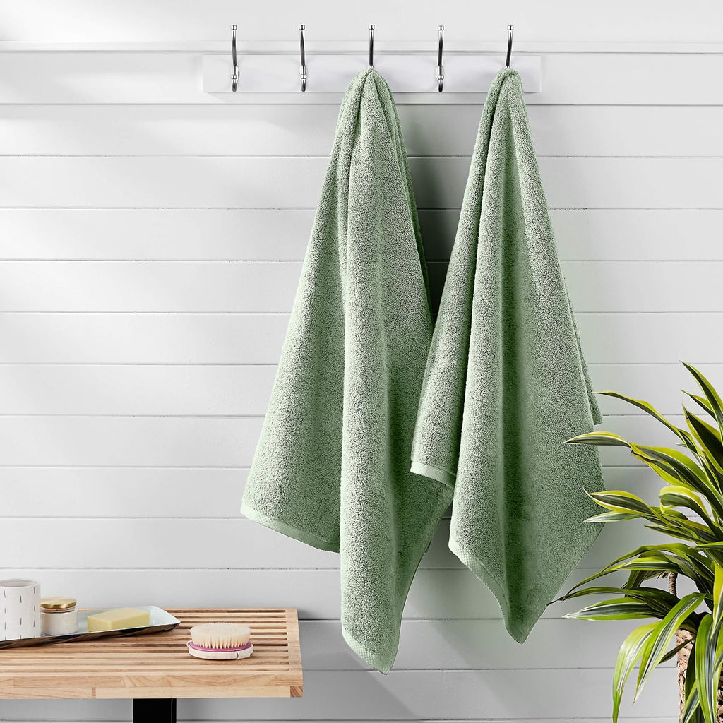 HearthStone™ Basics 2-Piece Quick-Dry Oversize Bath Towel, 100% Cotton, 54 x 30 1