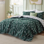 HearthStone™ Sage  Bedding Set Reversible Floral Comforter Set 3