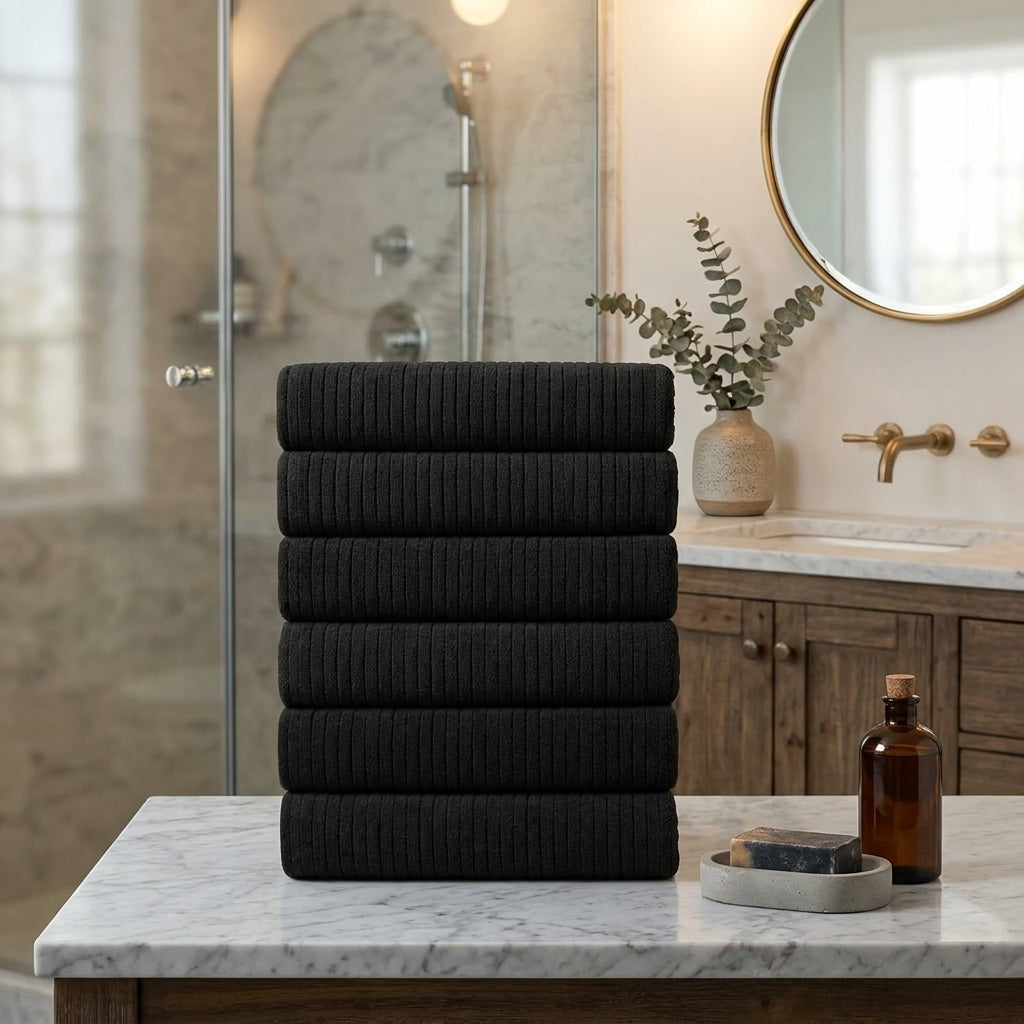 HearthStone™ Light Weight, High Absorbent, Quick Dry, Oversized Bath Shower Sheet 3